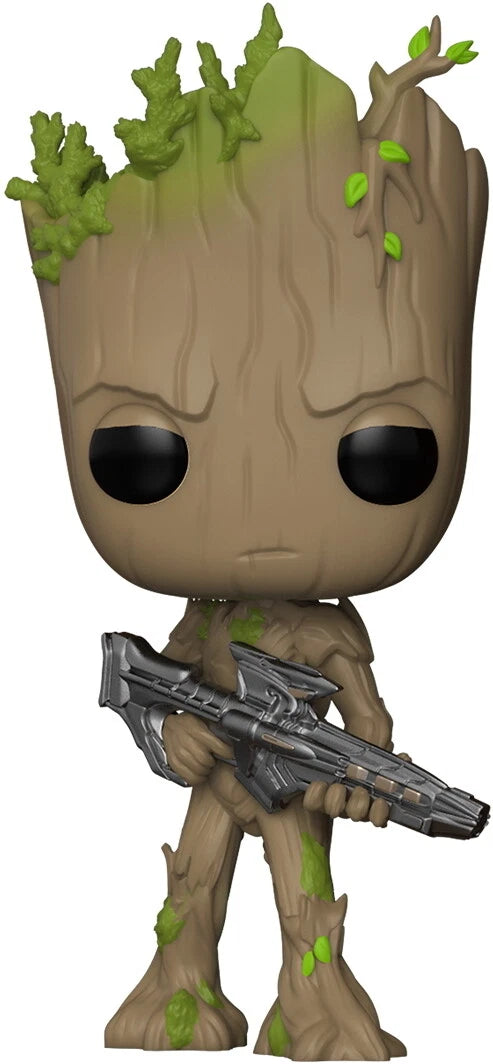 Funko Pop! Groot Mit Blaster – Avengers Infinity War, 9,5 Cm Vinylfigur