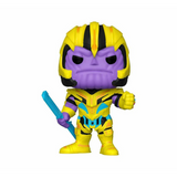 Thanos #909 Marvel Avengers Funko Pop Black Light Target Exclusive out of box