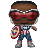 Captain America #818 Marvel The Falcon and the Winter Soldier Year of the Shield Funko Pop Amazon Exclusive figure out of box