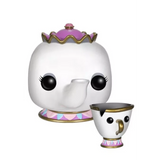 Mrs. Potts and Chip #92 Beauty and the Beast Funko Pop! out of box