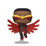 Falcon #881 Funko Pop figure out of box with red wings extended