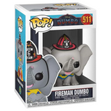 Fireman Dumbo #511 Disney Funko Pop! figure displayed in original window box