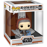 Bo-Katan Kryze On The Throne #669 Star Wars Mandalorian 6 inch Funko Pop! in window display box