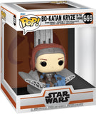 Bo-Katan Kryze On The Throne Funko Pop #669 in box