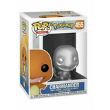 Charmander #455 Pokémon Funko Pop! Silver Metallic in display box