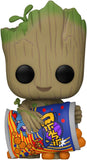 Groot With Cheese Puffs #1196 Funko Pop I Am Groot vinyl figure out of box