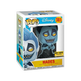 Hades #381 Disney Hercules Funko Pop Hot Topic Exclusive glow in the dark figure in box