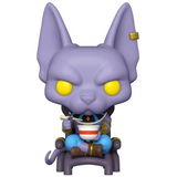 Beerus Eating Noodles #1110 Dragon Ball Super Funko Pop Hot Topic Exclusive out of box