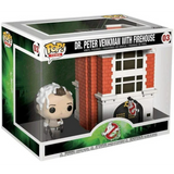 Dr Peter Venkman with Firehouse #03 Funko Pop Town Ghostbusters figure and building in box