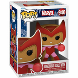 Gingerbread Scarlet Witch #940 Marvel Funko Pop in display box