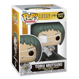 Toru Mutsuki #1127 Tokyo Ghoul re Funko Pop figure with eyepatch and quinque weapons in box