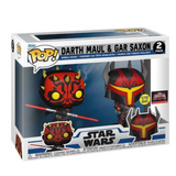 Darth Maul and Gar Saxon TargetCon Exclusive Glow in the Dark Funko Pop 2-Pack in box