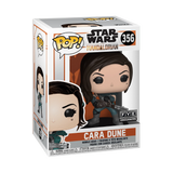 Cara Dune #356 Star Wars The Mandalorian FYE Exclusive Funko Pop figure in box holding heavy blaster