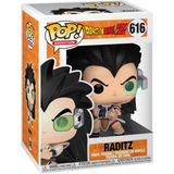 Raditz 616 Dragon Ball Z Funko Pop in box with scouter and long hair