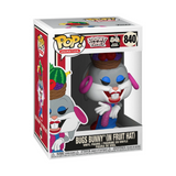 Bugs Bunny in Fruit Hat #840 Bugs 80th Funko Pop Animation figure in box wearing fruit basket hat