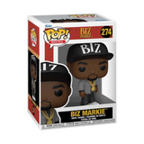 Biz Markie #274 Biz Markie Funko Pop figure in box wearing hat gold chain and streetwear outfit