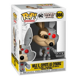 Wile E Coyote as Cyborg #866 Looney Tunes Funko Pop FYE Exclusive in box only