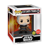 Darth Tyranus #522 6 inch Star Wars Red Saber Series Funko Pop Glow in the Dark GameStop Exclusive in box