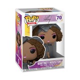 Whitney Houston #70 Whitney Funko Pop Icons figure in box with gray dress and headband