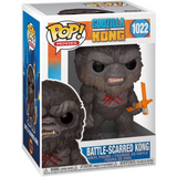 Battle-Scarred Kong #1022 Godzilla vs Kong Funko Pop Movies in box