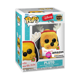 Pluto #1227 Disney Funko Pop! Holiday Flocked Amazon Exclusive in display box
