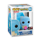 Squirtle #504 Pokemon Flocked GameStop Exclusive Funko Pop! Games in box