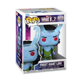 Frost Giant Loki #972 Marvel What If Funko Pop figure in box with icy blue skin and horned helmet