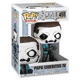Papa Emeritus IV #455 Ghost Funko Pop Rocks in Glitter edition packaging