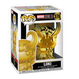 Loki #376 Marvel Studios The First Ten Years Gold Chrome Funko Pop figure in box