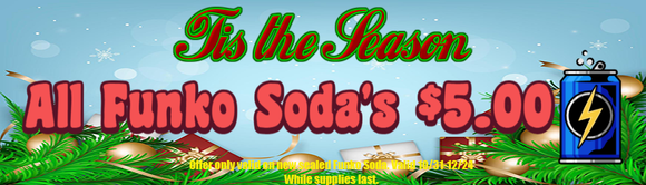 A1 Swag Holiday Funko Soda Sale Banner
