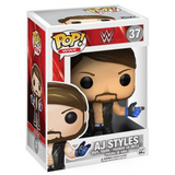 AJ Styles #37 WWE Funko Pop! in window display box