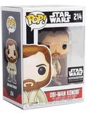 Obi‑Wan Kenobi #214 Funko Pop in retail window box – Smugglers Bounty Exclusive