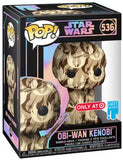 Obi-Wan Kenobi #536 Star Wars Art Series Funko Pop with Hard Stack in display box