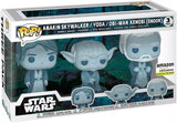 Anakin Yoda Obi-Wan Kenobi [Endor] Star Wars Funko Pop! 3-Pack in display box