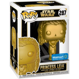 Princess Leia Ewok Village Gold #287 Star Wars Funko Pop! in display box