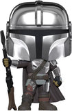 Mandalorian #345 Chrome Amazon Exclusive Funko Pop! out of box