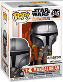 Mandalorian #345 Chrome Amazon Exclusive Funko Pop! in box