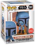 Death Watch Mandalorian (No Stripes) #561 Star Wars GameStop Exclusive Funko Pop! in display box