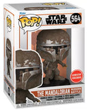 The Mandalorian Mudhorn Battle #564 Star Wars GameStop Exclusive Funko Pop! in display box