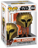 The Armorer #668 Star Wars The Mandalorian Funko Pop! in display box