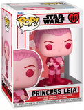 Princess Leia #589 Star Wars Valentines Funko Pop in display box