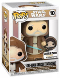 Obi-Wan Kenobi #10 Star Wars Tatooine Funko Pop! Amazon Exclusive with pin in display box