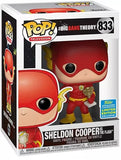 Sheldon Cooper as the Flash #833 Big Bang Theory Funko Pop TV 2019 Summer Convention Exclusive in the box glam shot