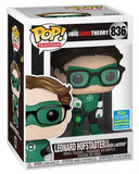 Leonard Hofstadter as Green Lantern #836 Big Bang Theory Funko Pop TV 2019 Summer Convention Exclusive in the box glam shot