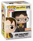 Jim Halpert as Dwight #879 The Office Funko Pop Box Lunch Exclusive in box