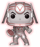 Sark #490 Funko Pop! vinyl figure out of box with red circuitry and glow-in-the-dark effect