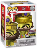 Macho Man Randy Savage #112 Metallic EE Exclusive Funko Pop! WWE in display box