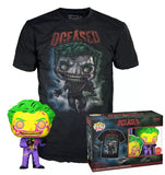 Joker DCeased BlackLight Funko Pop! & Tee Bundle packaging