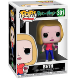 Beth with Wine Glass #301 Rick and Morty Funko Pop! in display box