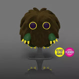 Kuriboh #1455 Yu-Gi-Oh! Funko Pop! Glow-in-the-Dark Flocked AAA Anime Exclusive out of box glow